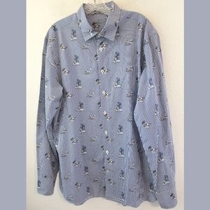 Van Laack Royal Novelty Dog Vacation Shirt XL